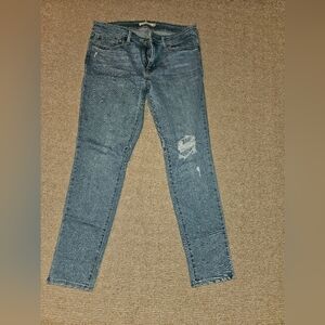 Levi's Blue Distressed Jeans